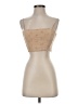 Unbranded 100% Cotton Tan Sleeveless Top Size P (petite) - photo 1