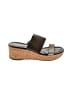 Donald J Pliner Brown Wedges Size 6 1/2 - photo 1