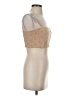 Unbranded 100% Cotton Tan Sleeveless Top Size P (petite) - photo 4