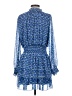 Zara Print Blue Casual Dress Size M - photo 2