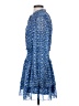Zara Print Blue Casual Dress Size M - photo 5