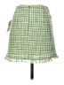 Blue Rain 100% Polyester Tweed Green Casual Skirt Size XS - photo 2