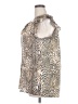 Indigo Rose Animal Print Gold Sleeveless Blouse Size 2X - photo 5