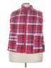 Appleseeds 100% Polyester Plaid Pink Vest Size 3X - photo 1