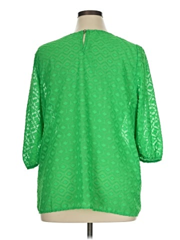 Umgee 3/4 Sleeve Blouse (view 2)