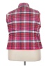 Appleseeds 100% Polyester Plaid Pink Vest Size 3X - photo 2