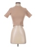 Everlane Tan Short Sleeve Turtleneck Size XS - photo 1