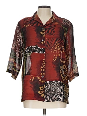 Alia 3/4 Sleeve Blouse (view 1)