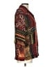 Alia 100% Polyester Animal Print Burgundy 3/4 Sleeve Blouse Size 12 - photo 4
