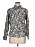 L.L.Bean 100% Cotton Paisley Blue Long Sleeve Button-Down Shirt Size M - photo 1