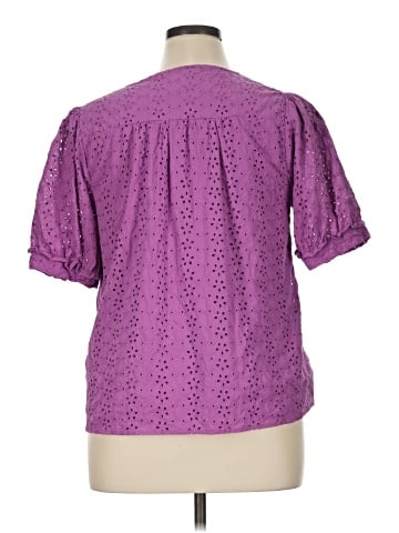 Draper James Short Sleeve Blouse (view 2)