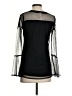 NY Collection 100% Polyester Black Long Sleeve Blouse Size XS - photo 2