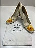 Prada Floral Ivory Heels Size EU 37 - photo 7