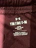 Under Armour 100% Polyester Color Block Burgundy Athletic Shorts Size M (youth) - photo 3