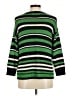 Ellen Tracy Stripes Green Pullover Sweater Size M - photo 2