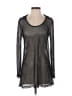 Cover Me 100% Polyester Gray Black Swimsuit Cover Up Size S - photo 1