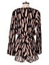 Blue Life 100% Rayon Chevron-herringbone Brown Romper Size XS - photo 2