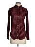 J.Crew 100% Cotton Plaid Red Long Sleeve Button-Down Shirt Size 2 - photo 1