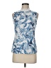 Tommy Bahama Blue Sleeveless Blouse Size M - photo 1