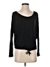 Eberjey 100% Rayon Black Long Sleeve T-Shirt Size S - photo 1