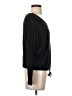 Eberjey 100% Rayon Black Long Sleeve T-Shirt Size S - photo 4