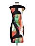 Joseph Ribkoff Graphic Black Cocktail Dress Size 10 - photo 2