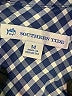 Southern Tide Checkered-gingham Blue Long Sleeve Button-Down Shirt Size M - photo 7