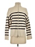 Zara Stripes Ivory Turtleneck Sweater Size S - photo 1