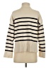 Zara Stripes Ivory Turtleneck Sweater Size S - photo 2