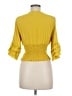Altar'd State 100% Polyester Yellow 3/4 Sleeve Blouse Size M - photo 2