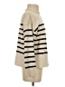 Zara Stripes Ivory Turtleneck Sweater Size S - photo 4