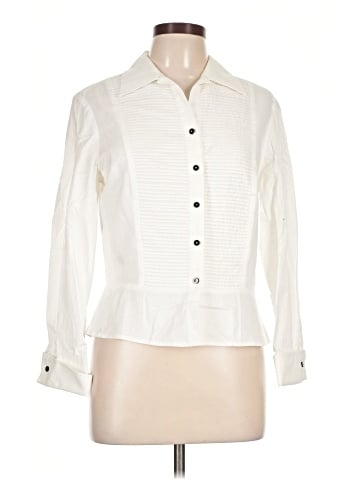 Jones New York Signature Long Sleeve Blouse (view 1)