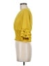 Altar'd State 100% Polyester Yellow 3/4 Sleeve Blouse Size M - photo 5