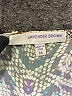 Lavender Brown 100% Polyester Tan Sleeveless Blouse Size M - photo 7