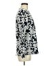 Ann Taylor LOFT 100% Cotton Print Silver Pullover Sweater Size M - photo 4