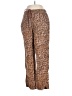 Pilcro 100% Cotton Animal Print Brown Casual Pants Size S - photo 1