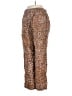 Pilcro 100% Cotton Animal Print Brown Casual Pants Size S - photo 2