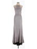 Amarra 100% Polyester Metallic Silver Cocktail Dress Size 10 - photo 1