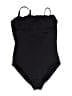 Gottex Solid Black One Piece Swimsuit Size 16 - photo 1