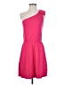 Express Solid Pink Cocktail Dress Size S - photo 1