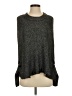 LOULOU Metallic Gray Pullover Sweater Size S - photo 1