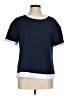 Akemi + Kin Color Block Blue Short Sleeve T-Shirt Size M - photo 1