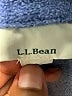 L.L.Bean 100% Polyester Blue Fleece Size L - photo 8