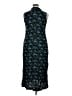 Basic Editions Print Blue Casual Dress Size XL - photo 2