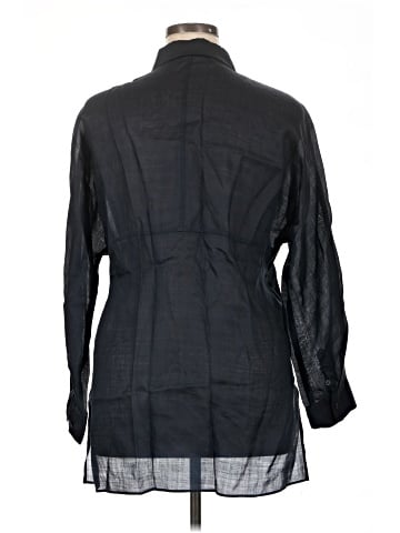 Lafayette 148 New York 3/4 Sleeve Button-Down Shirt (view 2)