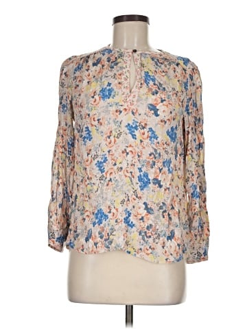 Rebecca Taylor 3/4 Sleeve Silk Top (view 1)