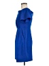 Eliza J 100% Polyester Solid Blue Cocktail Dress Size 6 (petite) - photo 5