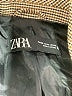 Zara Houndstooth Gray Blazer Size 6 - photo 6