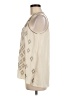 Sugar Lips 100% Polyester Ivory Sleeveless Blouse Size M - photo 5