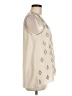 Sugar Lips 100% Polyester Ivory Sleeveless Blouse Size M - photo 4